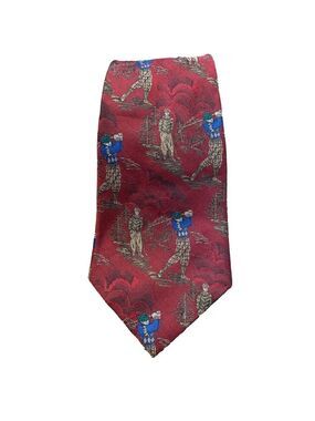 Nautica Men's Red Golf Tie